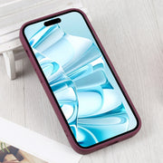 For iPhone 16 Plus Liquid Silicone Magsafe Phone Case(Wine Red)