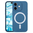 For iPhone 16 Liquid Silicone Magsafe Phone Case(Blue) - iPhone 16 Cases by PMC TechLife | Online Shopping South Africa | PMC TechLife | Buy Now Pay Later Mobicred