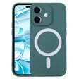 For iPhone 16 Liquid Silicone Magsafe Phone Case(Dark Green) - iPhone 16 Cases by PMC TechLife | Online Shopping South Africa | PMC TechLife | Buy Now Pay Later Mobicred