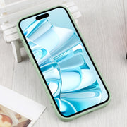 For iPhone 16 Liquid Silicone Magsafe Phone Case(Green)