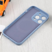 For iPhone 16 Liquid Silicone Magsafe Phone Case(Lavender Grey)