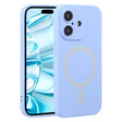 For iPhone 16 Liquid Silicone Magsafe Phone Case(Light Purple) - iPhone 16 Cases by PMC TechLife | Online Shopping South Africa | PMC TechLife | Buy Now Pay Later Mobicred