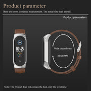 For Xiaomi Mi Band 8 Mijobs CS Case Microfiber PU Leather Watch Band(White Silver)
