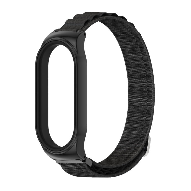 For Xiaomi Mi Band 8 Mijobs CS Case Nylon Breathable Watch Band(Black)
