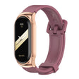 For Xiaomi Mi Band 8 Mijobs CS Case Silicone Watch Band(Wine Red Rose Gold) - free shipping - PMc TechLife - Order now!