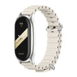 For Xiaomi Mi Band 8 Mijobs Plus Case Marine Silicone Breathable Watch Band(Grey Silver) - free shipping - PMc TechLife - Order now!