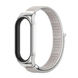 For Xiaomi Mi Band 8 Mijobs CS Case Breathable Nylon Loop Watch Band(Sea Shell Silver) - free shipping - PMc TechLife - Order now!