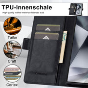 For Samsung Galaxy S24 Ultra LC.IMEEKE RFID Anti-theft Leather Phone Case(Black)