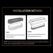 For Xiaomi Mi Band 8 Mijobs CS Case Milan Buckle Metal Watch Band(Silver)