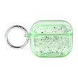 For AirPods 3 Silver Foil Epoxy Bluetooth Earphone Protective Case(Green) - For AirPods 3 by PMC Jewellery | Online Shopping South Africa | PMC Jewellery | Buy Now Pay Later Mobicred