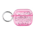 For AirPods 3 Silver Foil Epoxy Bluetooth Earphone Protective Case(Pink) - For AirPods 3 by PMC Jewellery | Online Shopping South Africa | PMC Jewellery | Buy Now Pay Later Mobicred