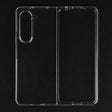 For Samsung Galaxy Z Fold5 Transparent PC Flip Phone Case - Galaxy Z Fold5 Cases by PMC TechLife | Online Shopping South Africa | PMC TechLife
