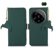 For Motorola Moto G24 / G04 Genuine Leather Magnetic RFID Leather Phone Case(Green) - Motorola Cases by PMC TechLife | Online Shopping South Africa | PMC TechLife | Buy Now Pay Later Mobicred