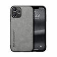 For Xiaomi Redmi 12 5G Skin Feel Magnetic Leather Back Phone Case(Light Grey) - Xiaomi Cases by PMC TechLife | Online Shopping South Africa | PMC TechLife | Buy Now Pay Later Mobicred
