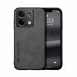 For Xiaomi Redmi Note 13 5G Skin Feel Magnetic Leather Back Phone Case(Dark Grey) - Note 13 Cases by PMC TechLife | Online Shopping South Africa | PMC TechLife