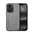 For Xiaomi Redmi Note 13 Pro+ 5G Skin Feel Magnetic Leather Back Phone Case(Light Grey) - Note 13 Pro+ Cases by PMC TechLife | Online Shopping South Africa | PMC TechLife | Buy Now Pay Later Mobicred