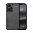 For Xiaomi Redmi Note 13 Pro+ 5G Skin Feel Magnetic Leather Back Phone Case(Dark Grey) - Note 13 Pro+ Cases by PMC TechLife | Online Shopping South Africa | PMC TechLife