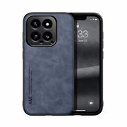 For Xiaomi 14 Skin Feel Magnetic Leather Back Phone Case(Blue)
