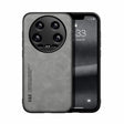 For Xiaomi 14 Ultra Skin Feel Magnetic Leather Back Phone Case(Light Grey) - 14 Ultra Cases by PMC TechLife | Online Shopping South Africa | PMC TechLife | Buy Now Pay Later Mobicred
