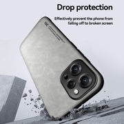 For Xiaomi 14 Skin Feel Magnetic Leather Back Phone Case(Dark Grey)