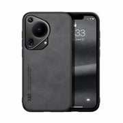 For Huawei Pura 70 Ultra Skin Feel Magnetic Leather Back Phone Case(Dark Grey)