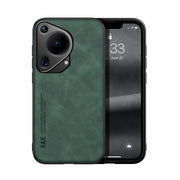 For Huawei Pura 70 Ultra Skin Feel Magnetic Leather Back Phone Case(Green)