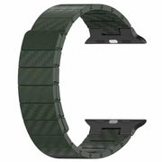 For Apple Watch SE 2023 40mm Carbon Fiber Magnetic Loop Watch Band(Black)