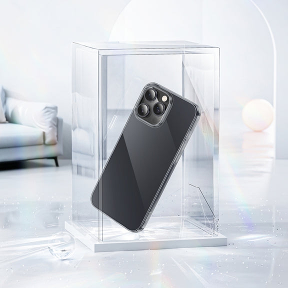 For iPhone 16 Pro Max hoco Light Series Soft TPU Phone Case(Transparent)