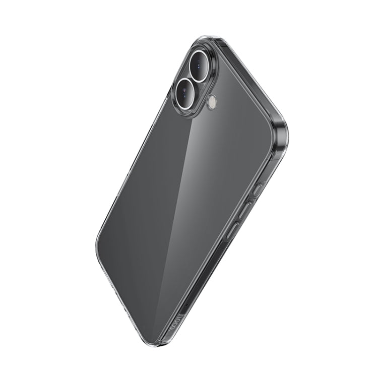For iPhone 16 hoco Light Series Soft TPU Phone Case(Transparent)