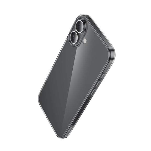 For iPhone 16 hoco Light Series Soft TPU Phone Case(Transparent)
