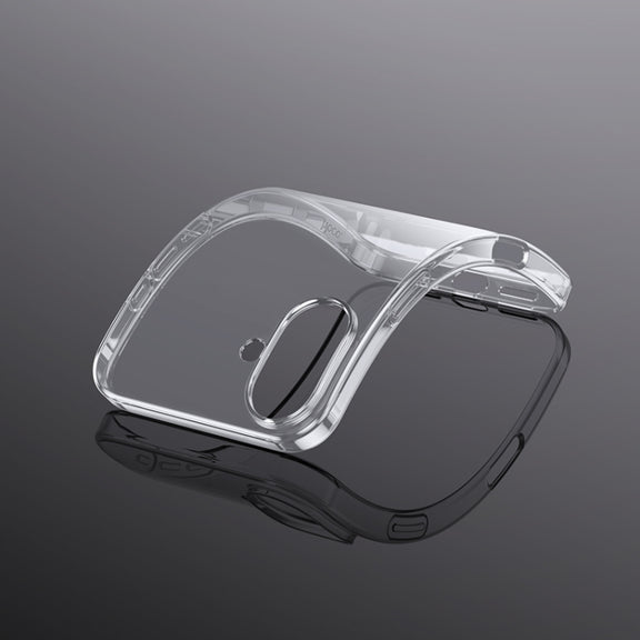 For iPhone 16 hoco Light Series Soft TPU Phone Case(Transparent)