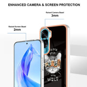 For Honor 90 Lite 5G Electroplating Marble Dual-side IMD Phone Case(Natural Growth)