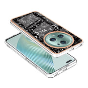 For Honor Magic 5 Pro Electroplating Marble Dual-side IMD Phone Case(Equation)