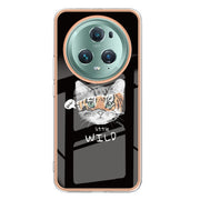 For Honor Magic 5 Pro Electroplating Marble Dual-side IMD Phone Case(Natural Growth)