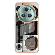 For Honor Magic 5 Pro Electroplating Marble Dual-side IMD Phone Case(Retro Radio)