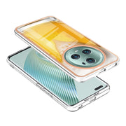 For Honor Magic 5 Pro Electroplating Marble Dual-side IMD Phone Case(Draft Beer)