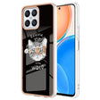 For Honor X8 4G Electroplating Marble Dual-side IMD Phone Case(Natural Growth) - Honor Cases by PMC TechLife | Online Shopping South Africa | PMC TechLife | Buy Now Pay Later Mobicred