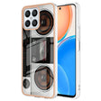 For Honor X8 4G Electroplating Marble Dual-side IMD Phone Case(Retro Radio) - free shipping - PMC TechLife - Order now!