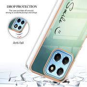 For Honor X8 5G / X6 4G Electroplating Marble Dual-side IMD Phone Case(Smile)