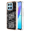 For Honor X8 5G / X6 4G Electroplating Marble Dual-side IMD Phone Case(Equation) - Honor Cases by PMC TechLife | Online Shopping South Africa | PMC TechLife | Buy Now Pay Later Mobicred