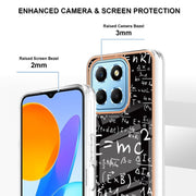 For Honor X8 5G / X6 4G Electroplating Marble Dual-side IMD Phone Case(Equation)