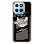 For Honor X8 5G / X6 4G Electroplating Marble Dual-side IMD Phone Case(Natural Growth)