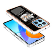 For Honor X8 5G / X6 4G Electroplating Marble Dual-side IMD Phone Case(Natural Growth)