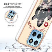For Honor X8 5G / X6 4G Electroplating Marble Dual-side IMD Phone Case(Lucky Dog)