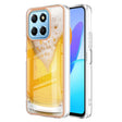 For Honor X8 5G / X6 4G Electroplating Marble Dual-side IMD Phone Case(Draft Beer) - Honor Cases by PMC TechLife | Online Shopping South Africa | PMC TechLife | Buy Now Pay Later Mobicred