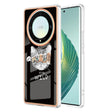 For Honor X9a / Magic5 Lite Electroplating Marble Dual-side IMD Phone Case(Natural Growth) - Honor Cases by PMC TechLife | Online Shopping South Africa | PMC TechLife | Buy Now Pay Later Mobicred
