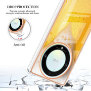 For Honor X9a / Magic5 Lite Electroplating Marble Dual-side IMD Phone Case(Draft Beer)