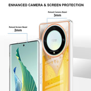 For Honor X9a / Magic5 Lite Electroplating Marble Dual-side IMD Phone Case(Draft Beer)