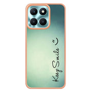 For Honor X6a Electroplating Marble Dual-side IMD Phone Case(Smile)