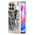 For Honor X6a Electroplating Marble Dual-side IMD Phone Case(Totem Elephant) - Honor Cases by PMC TechLife | Online Shopping South Africa | PMC TechLife | Buy Now Pay Later Mobicred